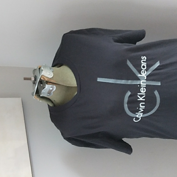 VTG Y2K CALVIN KLEIN LOGO TEE SHIRT SP - Picture 2 of 5